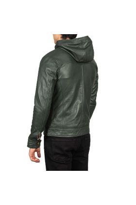 Armand Black Leather Biker Jacket