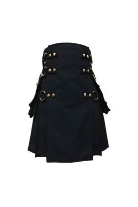 Black Interchangeable Gothic Kilt