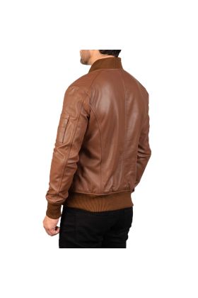 Armand Black Leather Biker Jacket