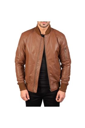 Armand Black Leather Biker Jacket
