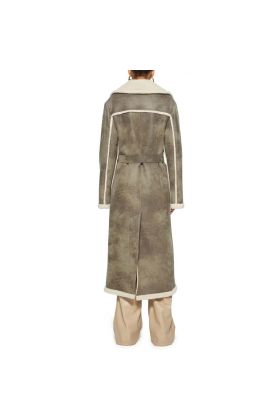 Womens Long Length Gothic Coat Blacknap  Lucine