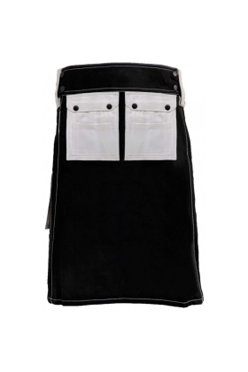 Black & White Hybrid Utility Working Kilt