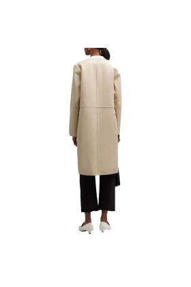 Womens Long Length Gothic Coat Blacknap  Lucine