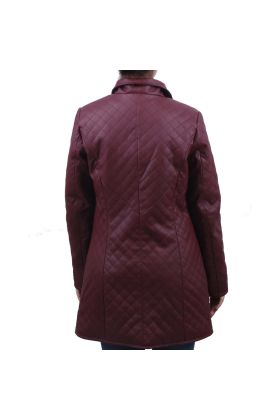 Womens Long Length Gothic Coat Blacknap  Lucine