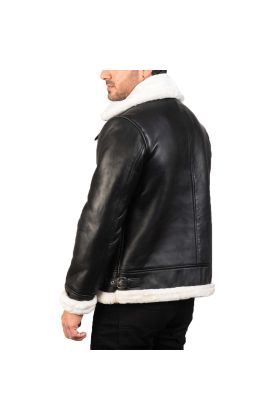 Bravado Brown Hooded Leather Bomber Jacket