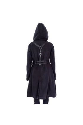 Men's Fashion Gothic Short Coat, Men's Fashion Gothic Cotton Coat