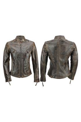 Retro Leather Biker Jacket