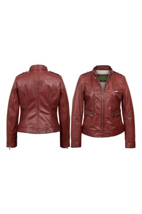 Sven Black Leather Bomber Jacket