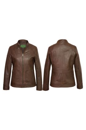 Sven Black Leather Bomber Jacket