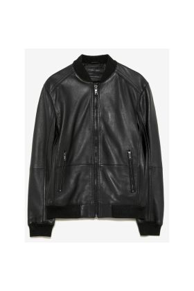 Orekyo Verona Black Leather Winter Leather Jacket