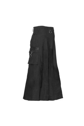 Hybrid Utility Kilt for Men-Men's Plus Size Kilts with Leather Straps & Large Cargo Pockets