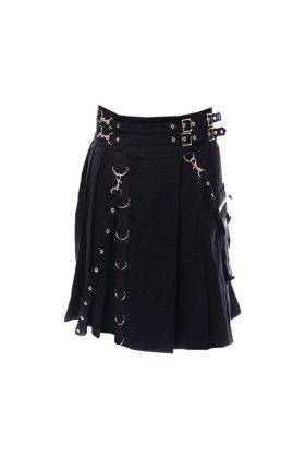 Hybrid Utility Kilt for Men-Men's Plus Size Kilts with Leather Straps & Large Cargo Pockets