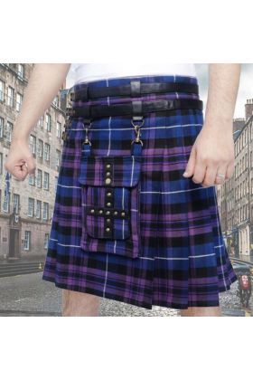 Tartan Scottish Men's Traditional  Yard Highland Tartan Kilt Custom Length