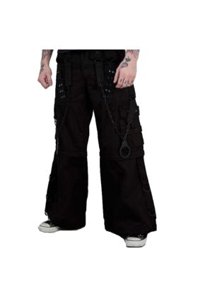 Orekyo Men's Gothic bondage pant long trouser bondage pant, Men's Gothic Steampunk Style pants