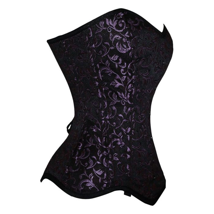 Heavy Duty 26 Double Steel Boned Waist Training Brocade Overbust Tight Shaper Corset Orekyo