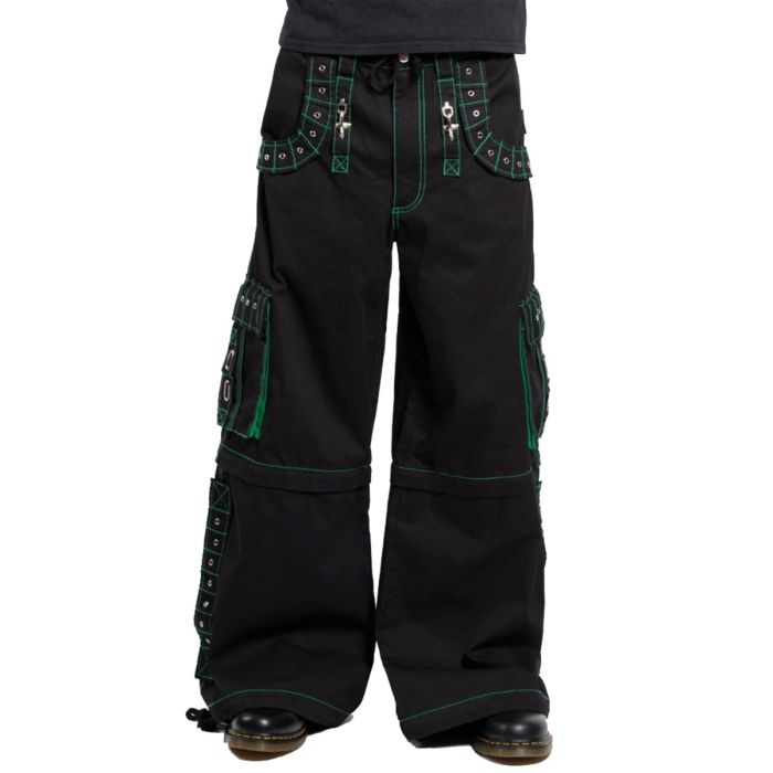 Orekyo Gothic-Bondage Men Pant Punk Rock Alternative Emo Trouser Pant Short 