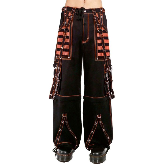 Orekyo Prime Orange Skater Quality Men Extre me Bondage Limelight Lime Skater Punk Rocker Cyber Steampunk Biker Pant