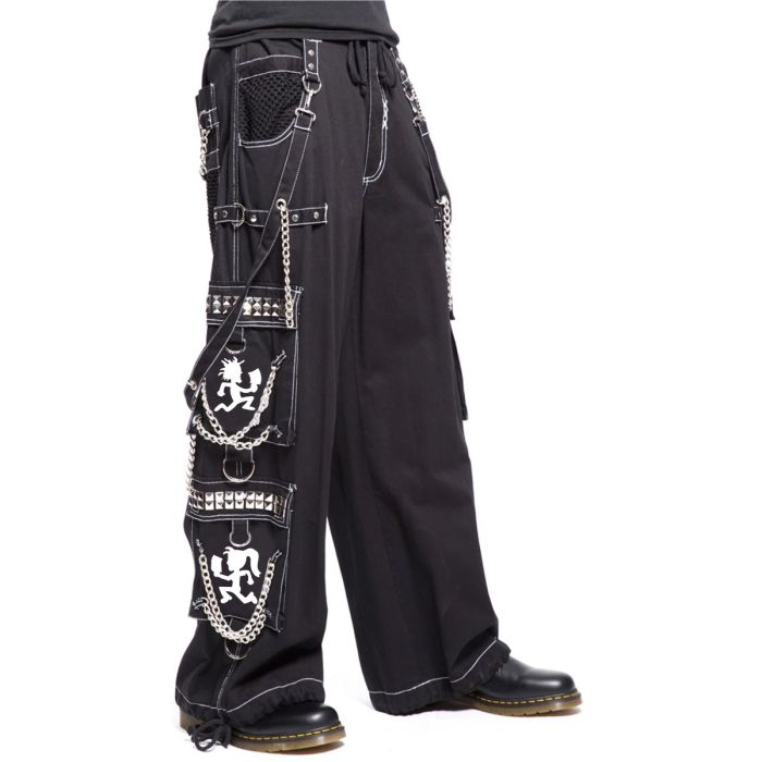 Orekyo Super Skull Bondage Pants Skater Men Extreme Bondage Limelight Punk Rocker Cyber Steampunk Biker Pant 