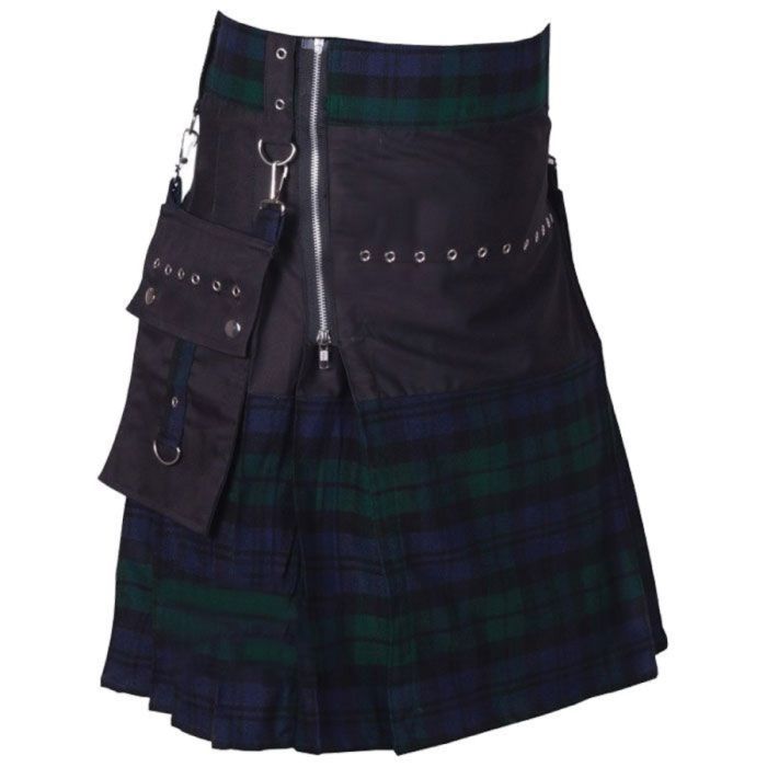 Durable Modern Tartan Utility Kilt
