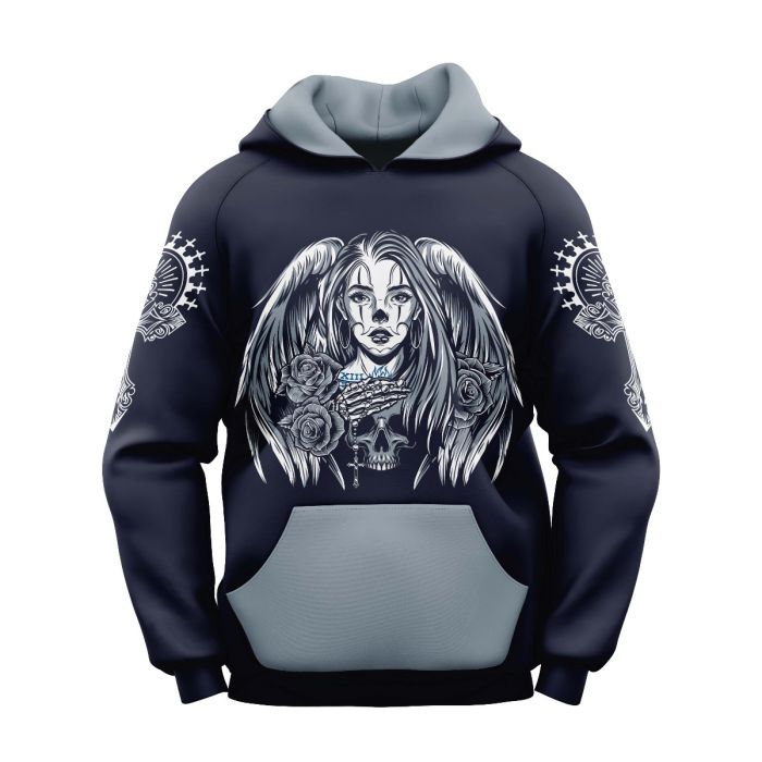 Sublimated Goth Lady Hoodie