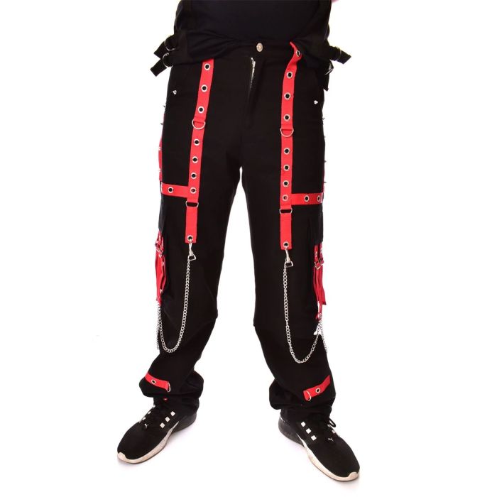 Gothic Shadow Pants Black Red Orekyo