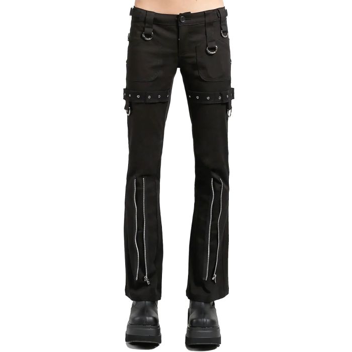 Ladies Super Eyelet Pants Gothic Black Orekyo