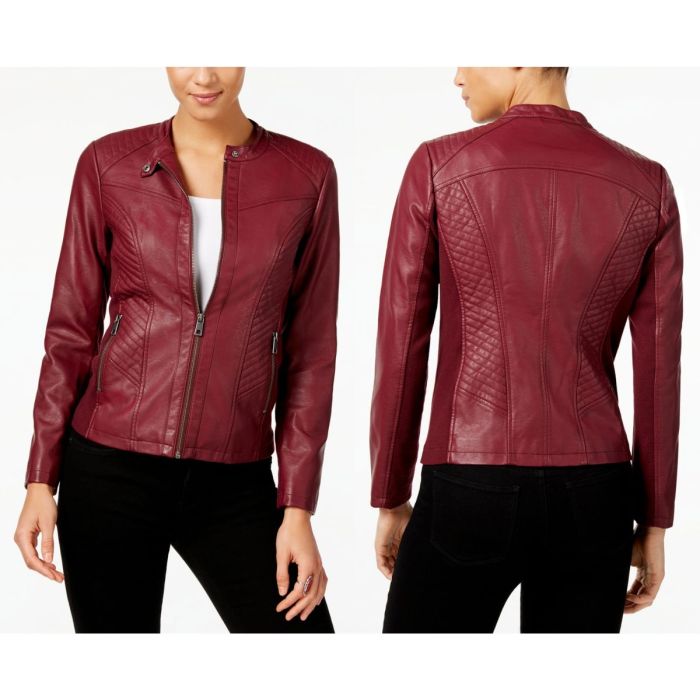 Faux-Leather Moto Jacket, Created for Macy's