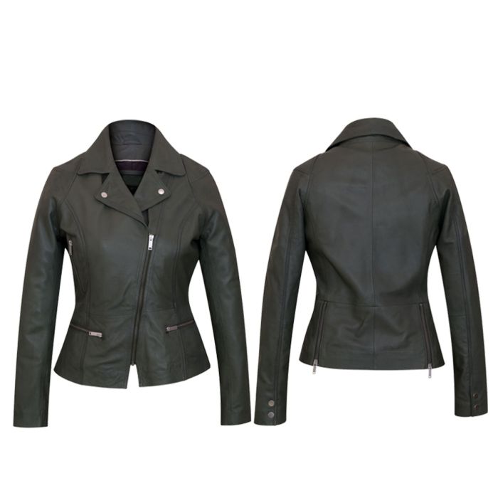 Orekyo Classic Black Biker Leather Jacket