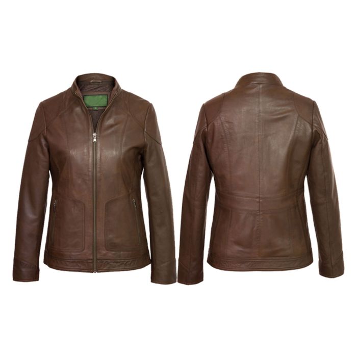 Orekyo Brown Leather Jacket