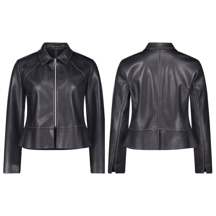 Orekyo Betty Barclay Pleather Jacket