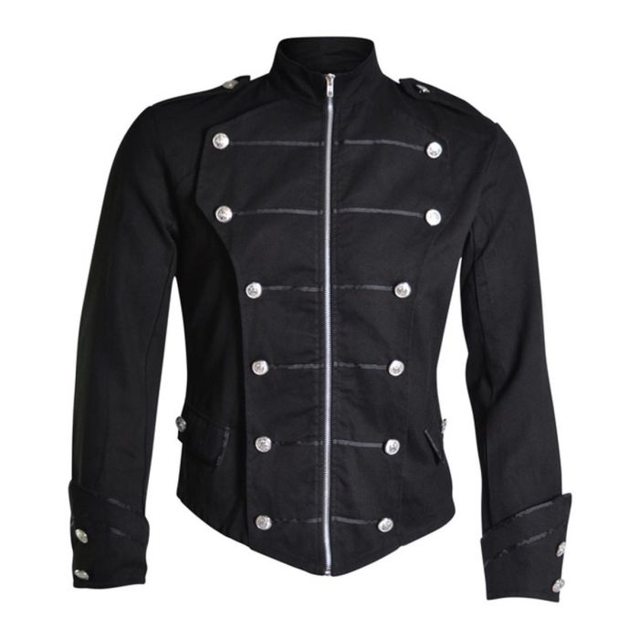 Men Gothic Jacket Army Uniform Handmade Vtg Jacket